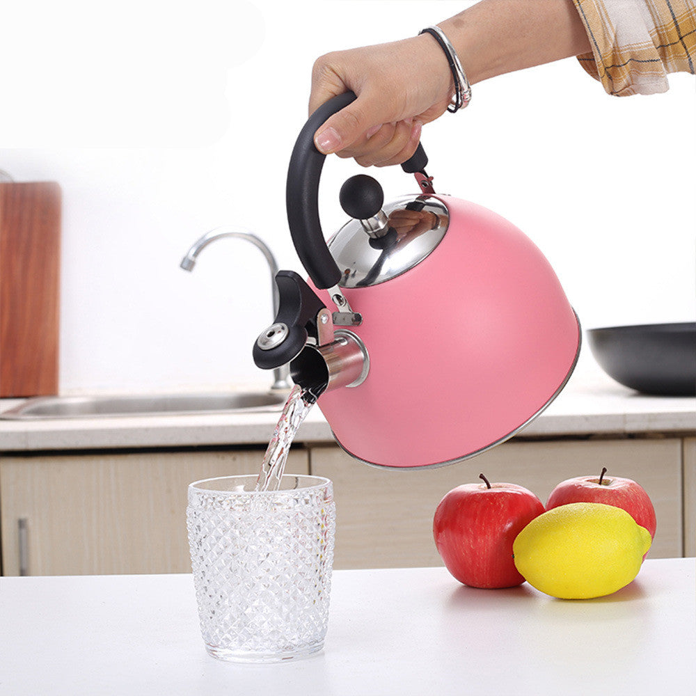 Ru Yi Pink Whistling Kettle Whistling Kettle Fashion Whistling Kettle New Whistling Kettle
