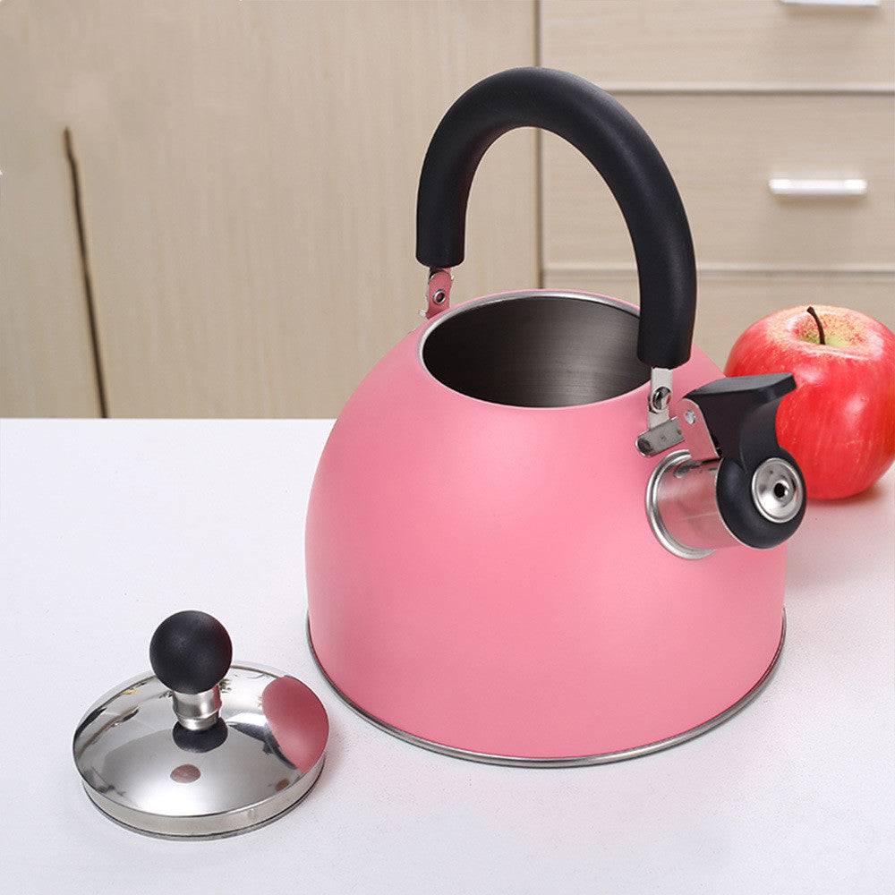 Ru Yi Pink Whistling Kettle Whistling Kettle Fashion Whistling Kettle New Whistling Kettle